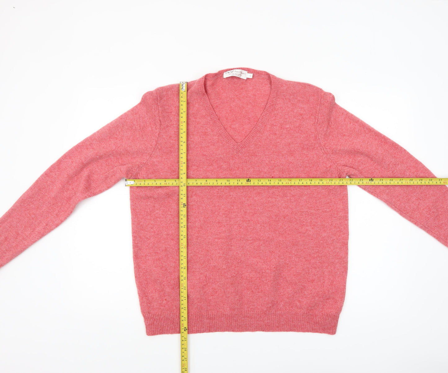 Womens UK Size L EWM Pink Pullover Jumper