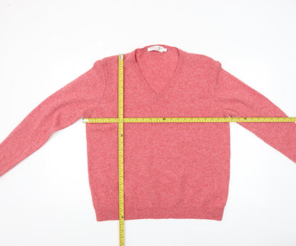 Womens UK Size L EWM Pink Pullover Jumper