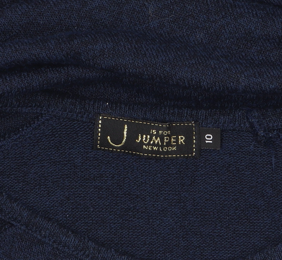Womens UK Size 10 New Look Blue Pullover Jumper