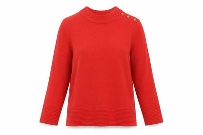 Womens UK Size 14 Marks and Spencer Red Pullover Jumper