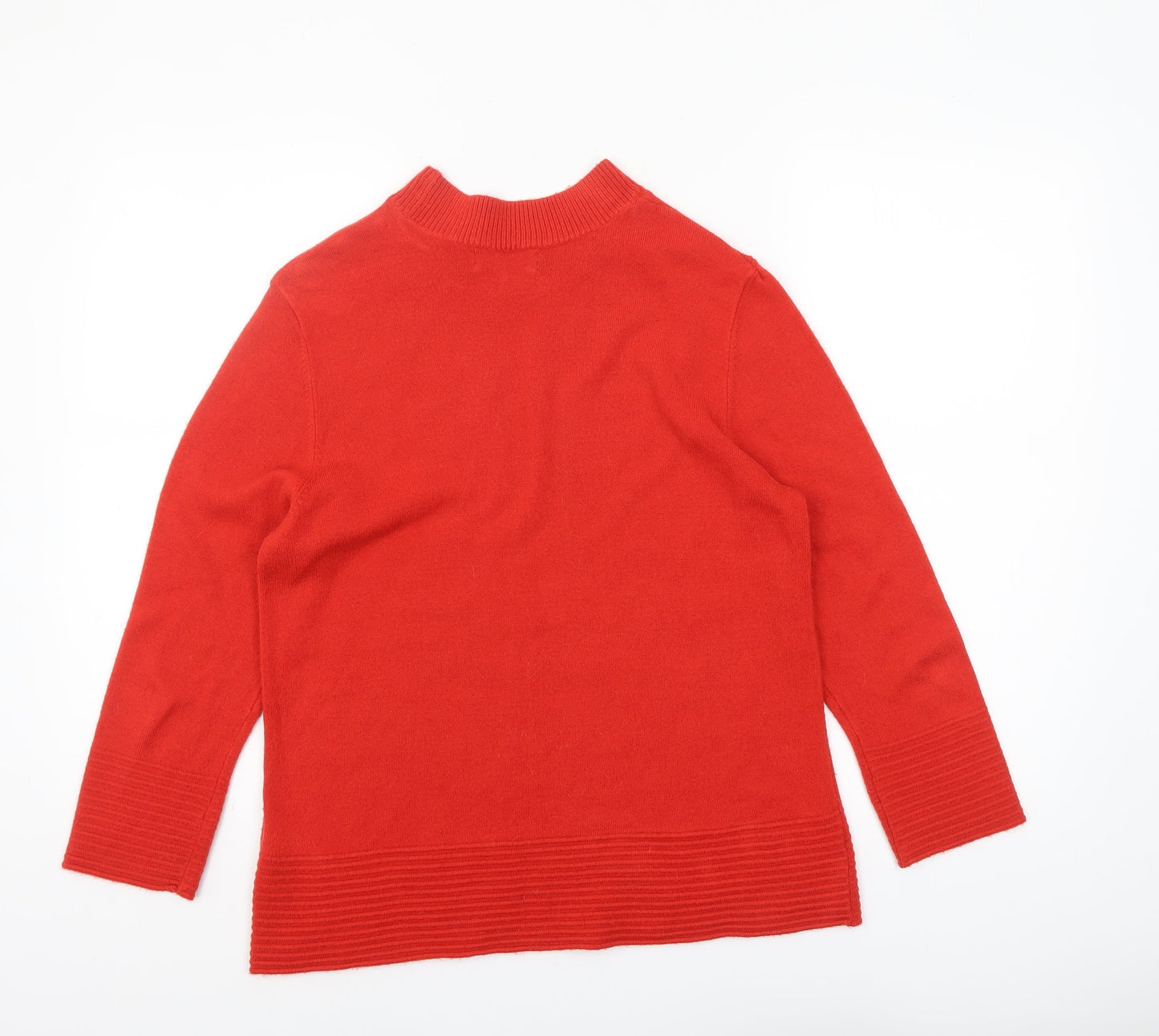 Womens UK Size 14 Marks and Spencer Red Pullover Jumper