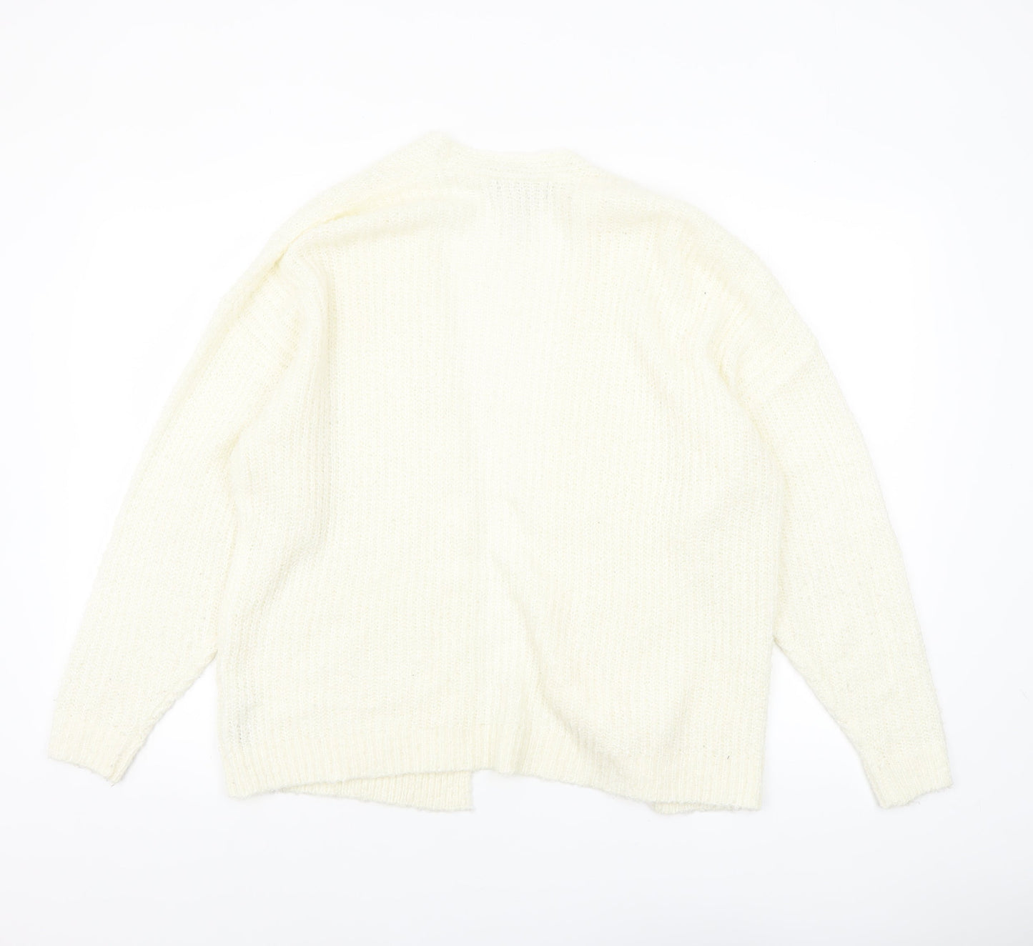 Womens UK Size 6 ASOS Ivory Cardigan Jumper