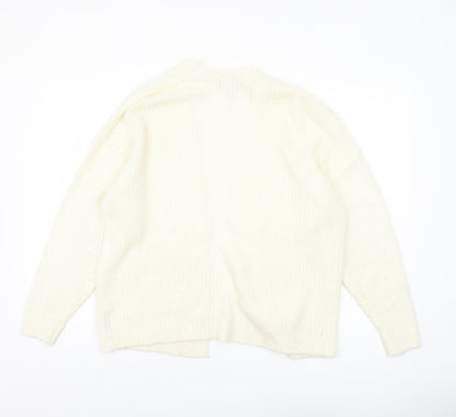 Womens UK Size 6 ASOS Ivory Cardigan Jumper