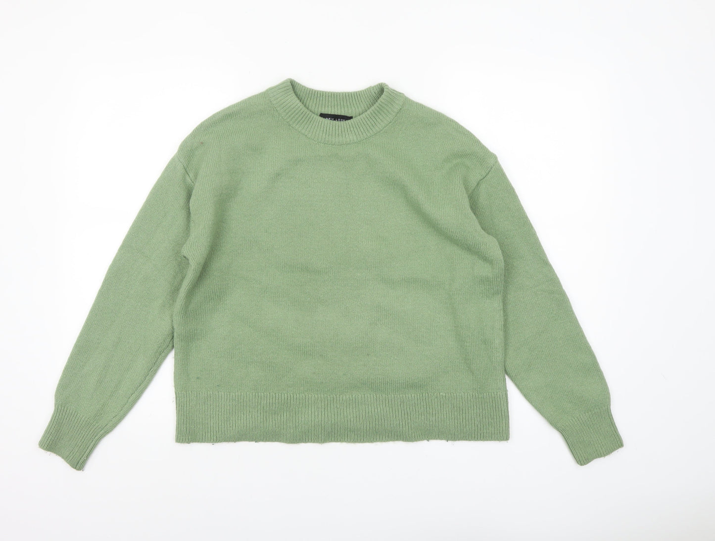 Womens UK Size S New Look Green Pullover Jumper