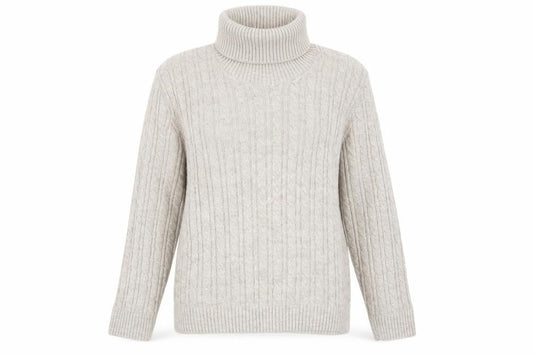 Womens UK Size L Sugar Crisp Beige Pullover Jumper