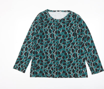 Womens UK Size 20 PEP&CO Green Basic T-Shirt