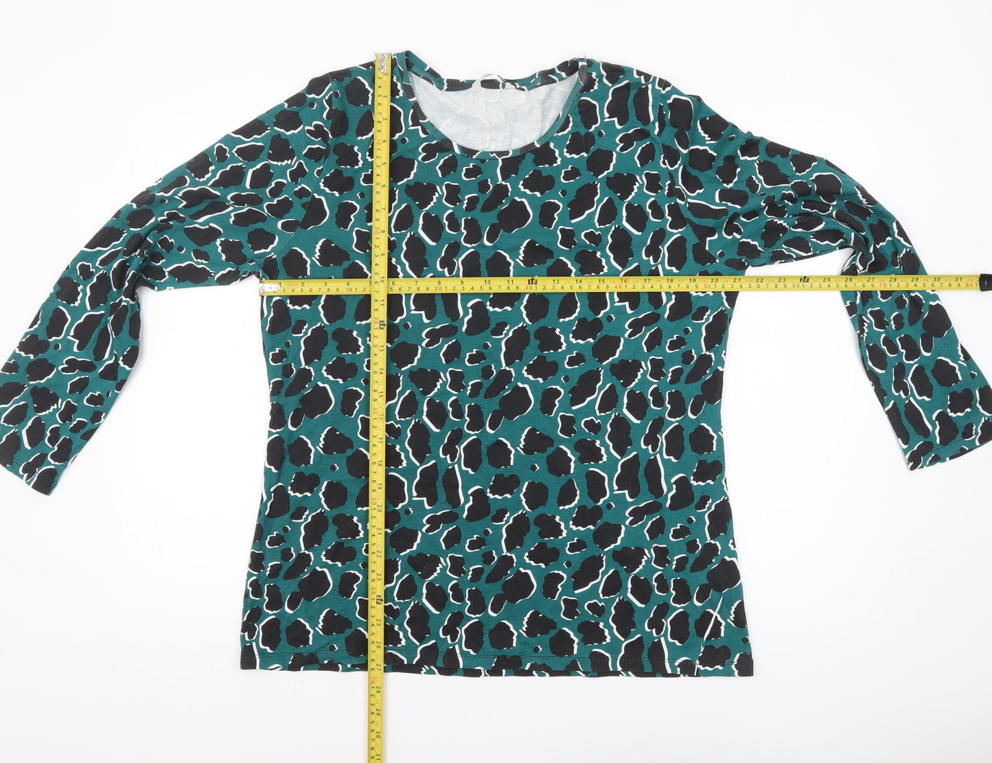 Womens UK Size 20 PEP&CO Green Basic T-Shirt