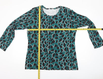 Womens UK Size 20 PEP&CO Green Basic T-Shirt