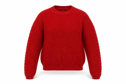 Womens UK Size 8 Stradivarius Red Pullover Jumper
