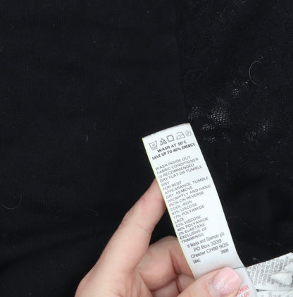 Womens UK Size 14 Marks and Spencer Black Pullover Jumper