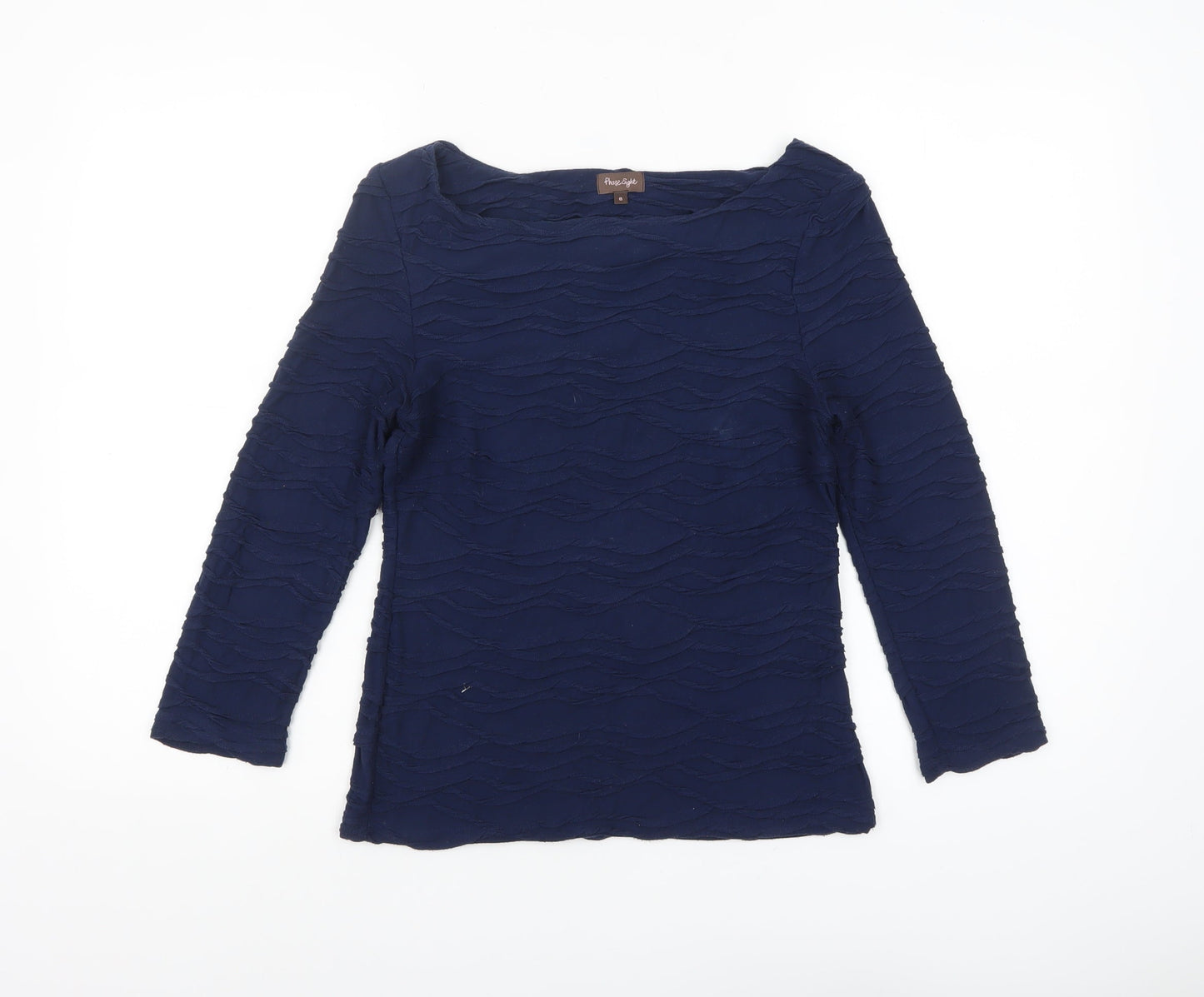 Womens UK Size 8 Phase Eight Blue Tunic Blouse