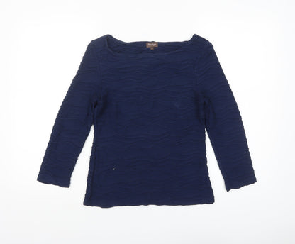 Womens UK Size 8 Phase Eight Blue Tunic Blouse