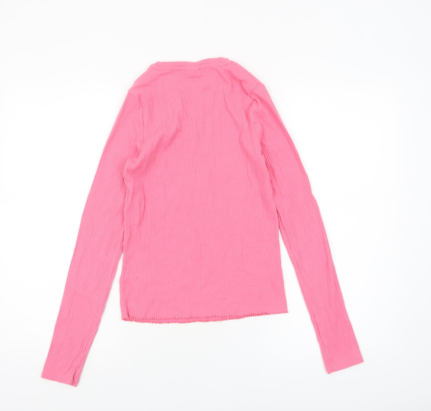 Girls UK Size 13-14 Years F&F Pink Basic T-Shirt