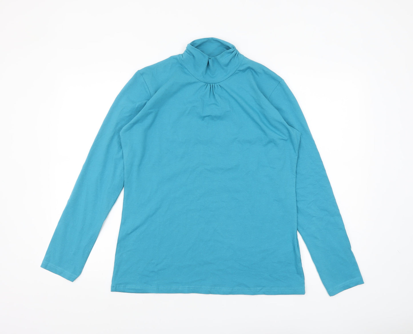 Womens UK Size 12-14 atlas for women Blue Basic T-Shirt
