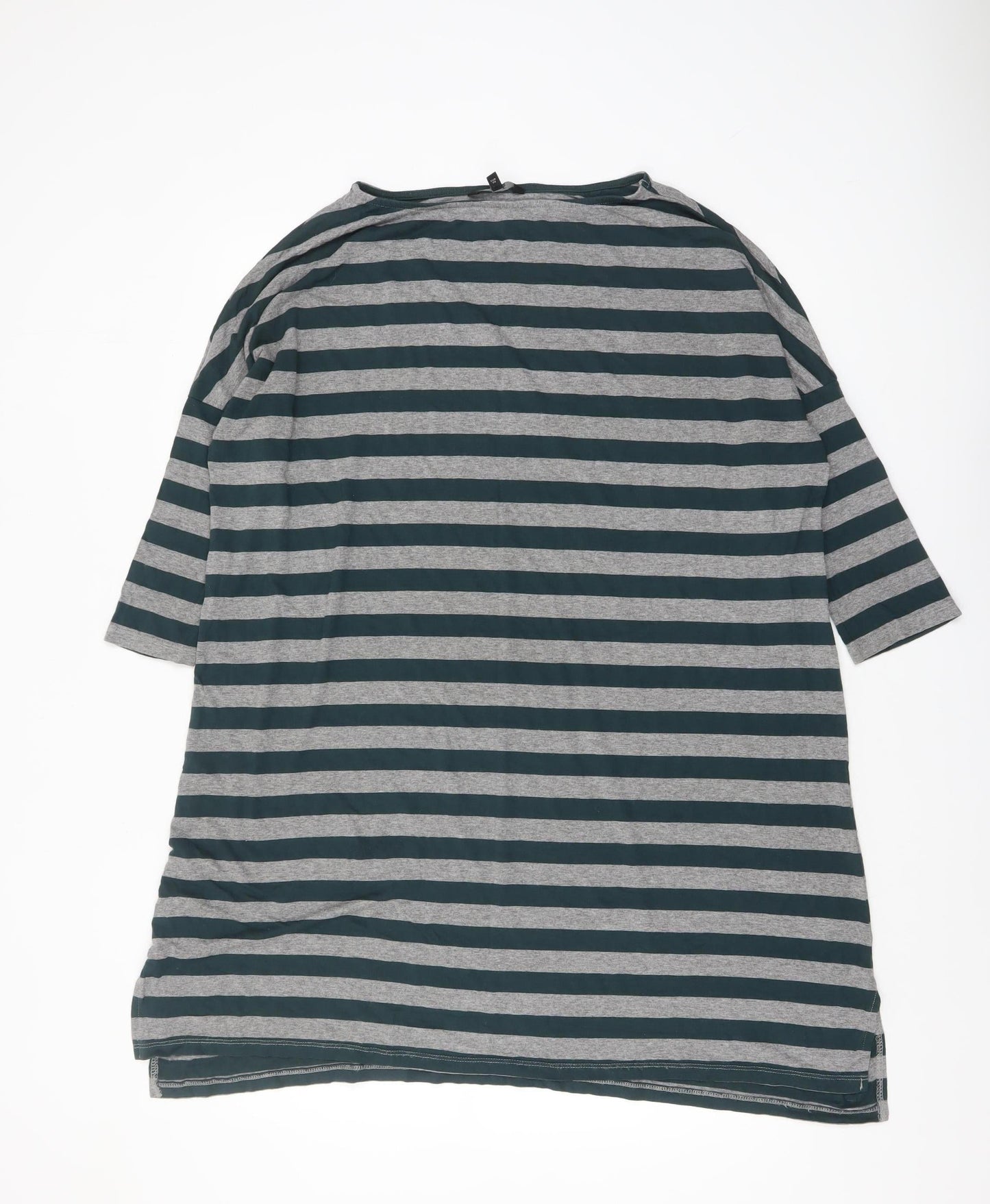 Womens UK Size 10 NEXT Grey Tunic T-Shirt