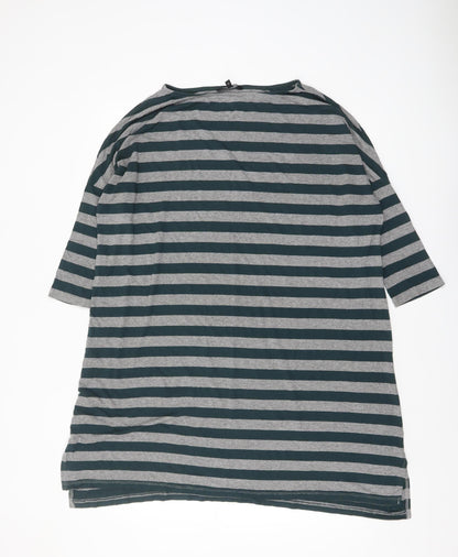 Womens UK Size 10 NEXT Grey Tunic T-Shirt