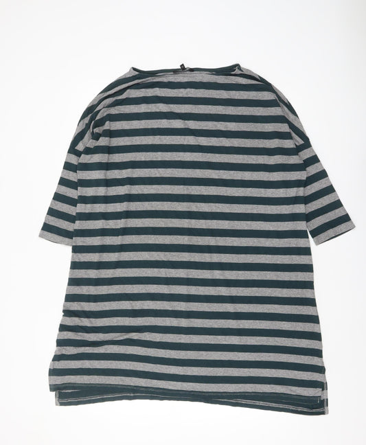 Womens UK Size 10 NEXT Grey Tunic T-Shirt