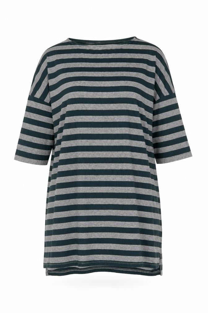 Womens UK Size 10 NEXT Grey Tunic T-Shirt
