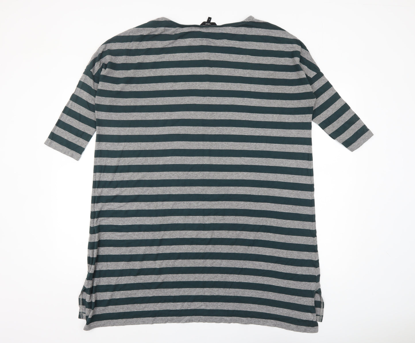Womens UK Size 10 NEXT Grey Tunic T-Shirt