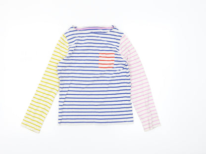 Girls UK Size 9-10 Years Boden Multicoloured Basic T-Shirt