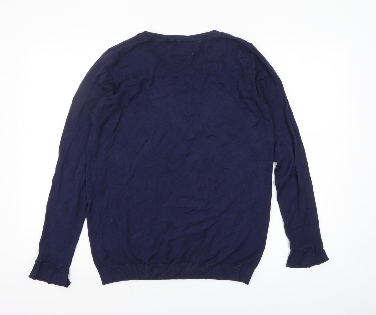 Womens UK Size M blendshe Blue Pullover Jumper