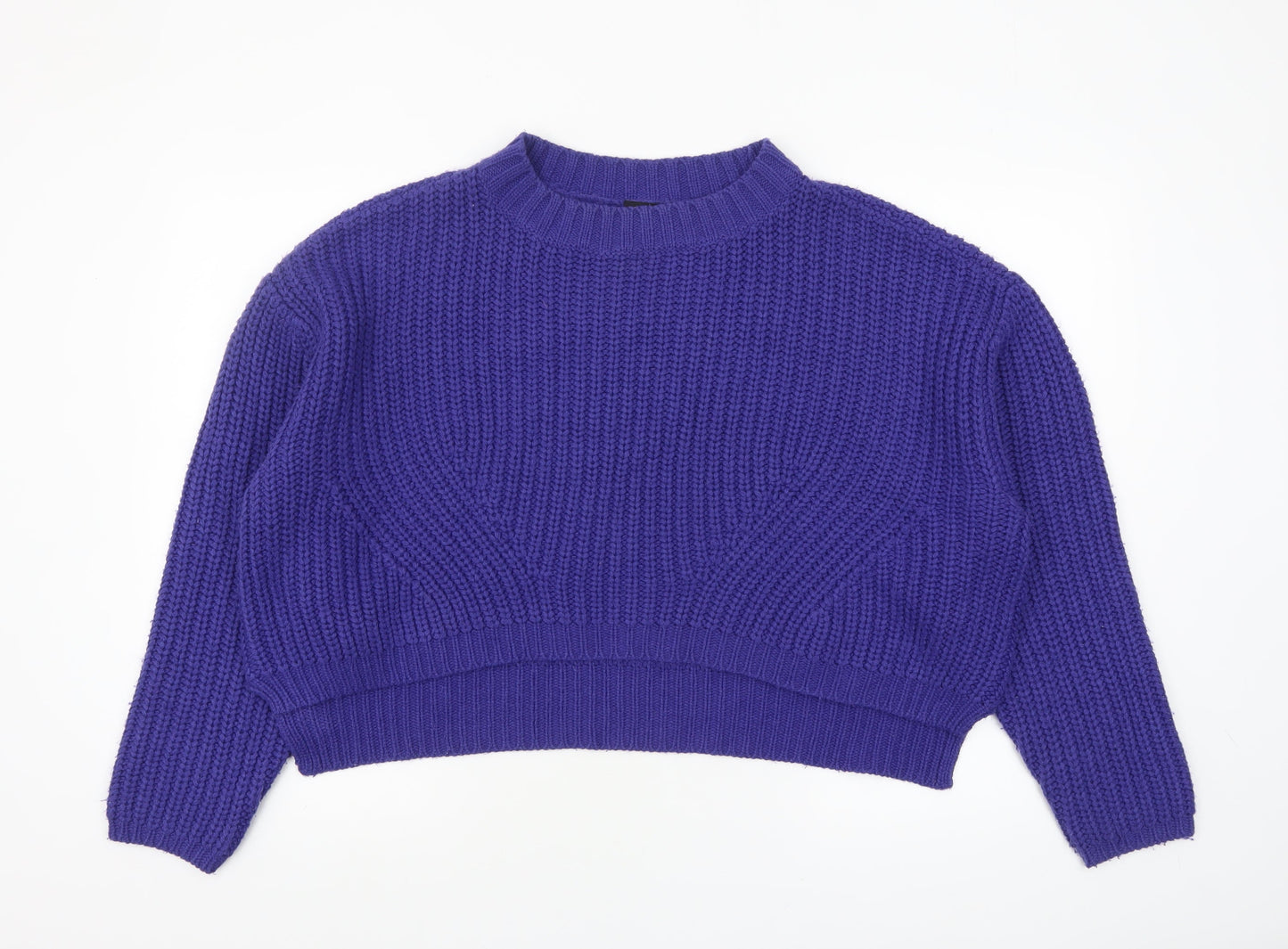 Womens UK Size M Urban Classics Purple Pullover Jumper