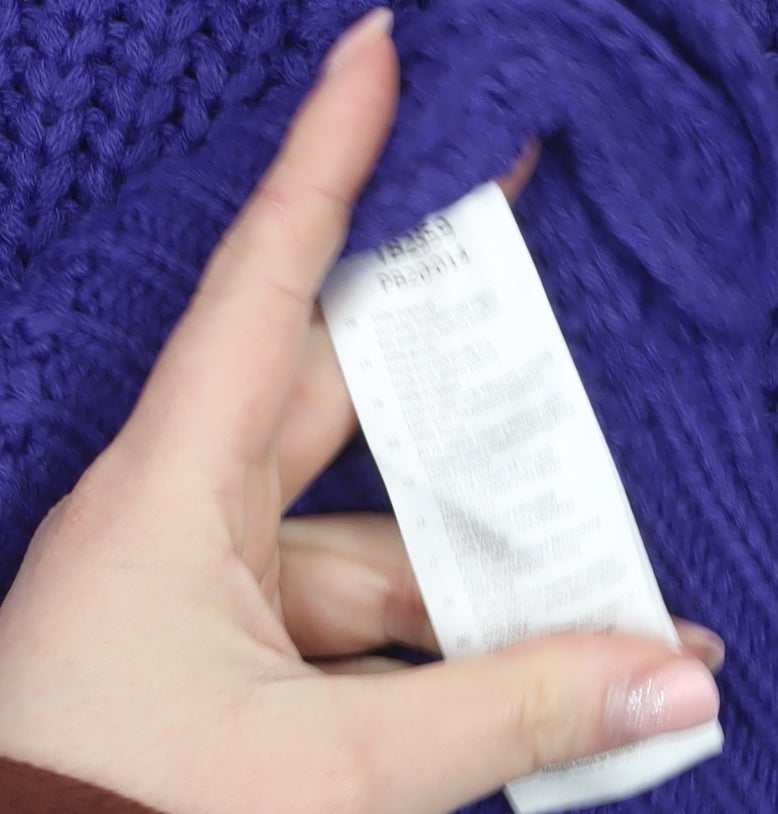 Womens UK Size M Urban Classics Purple Pullover Jumper