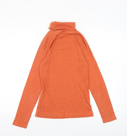 Womens UK Size 14 Atmosphere Orange Basic T-Shirt