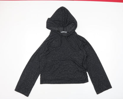 Womens UK Size M COIN 1804 Black Pullover Hoodie