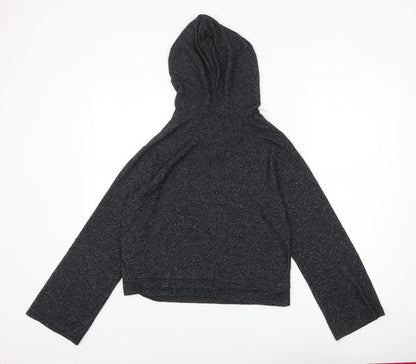 Womens UK Size M COIN 1804 Black Pullover Hoodie