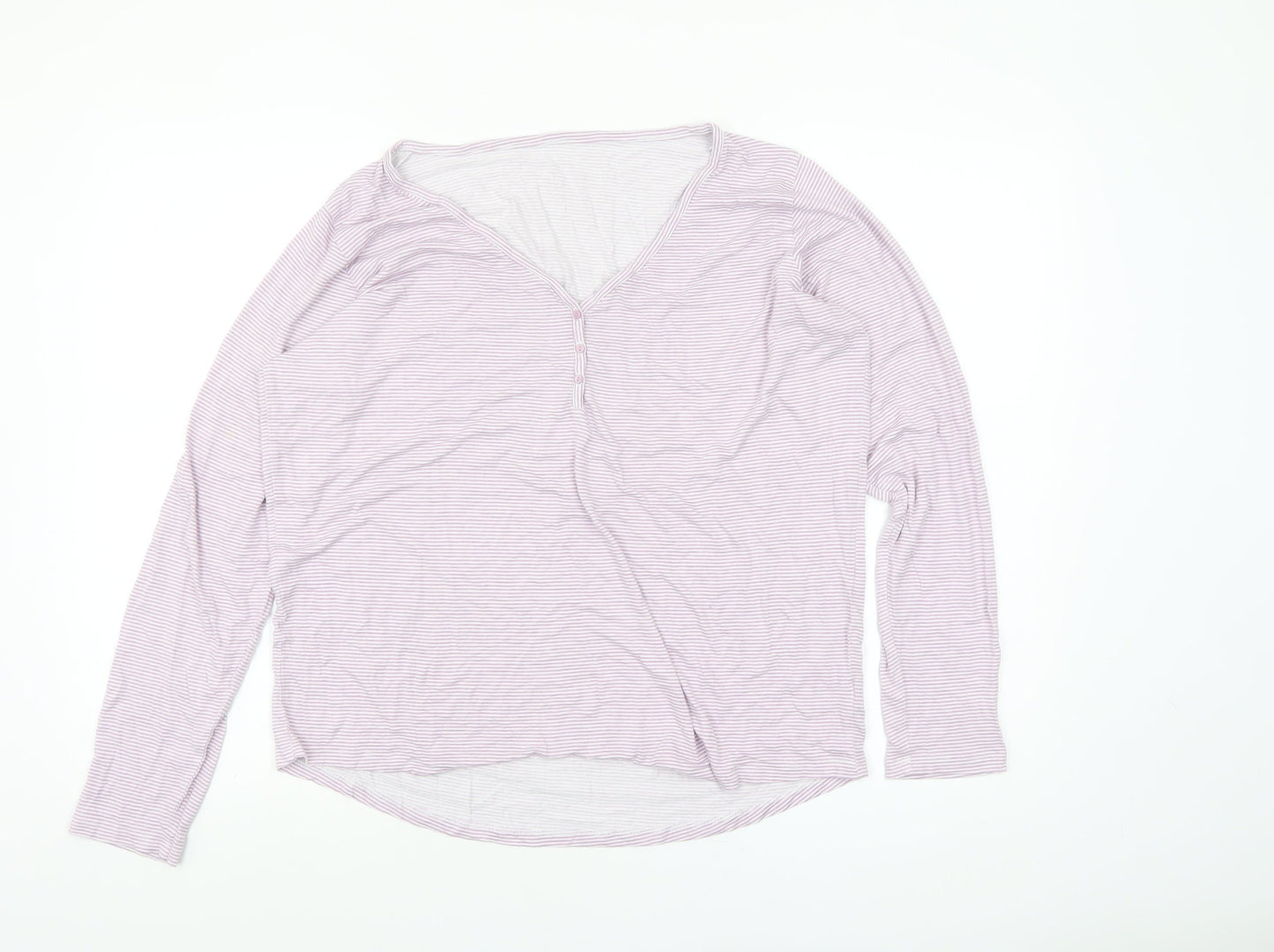 Womens UK Size 14 Dunnes Stores Pink Basic T-Shirt