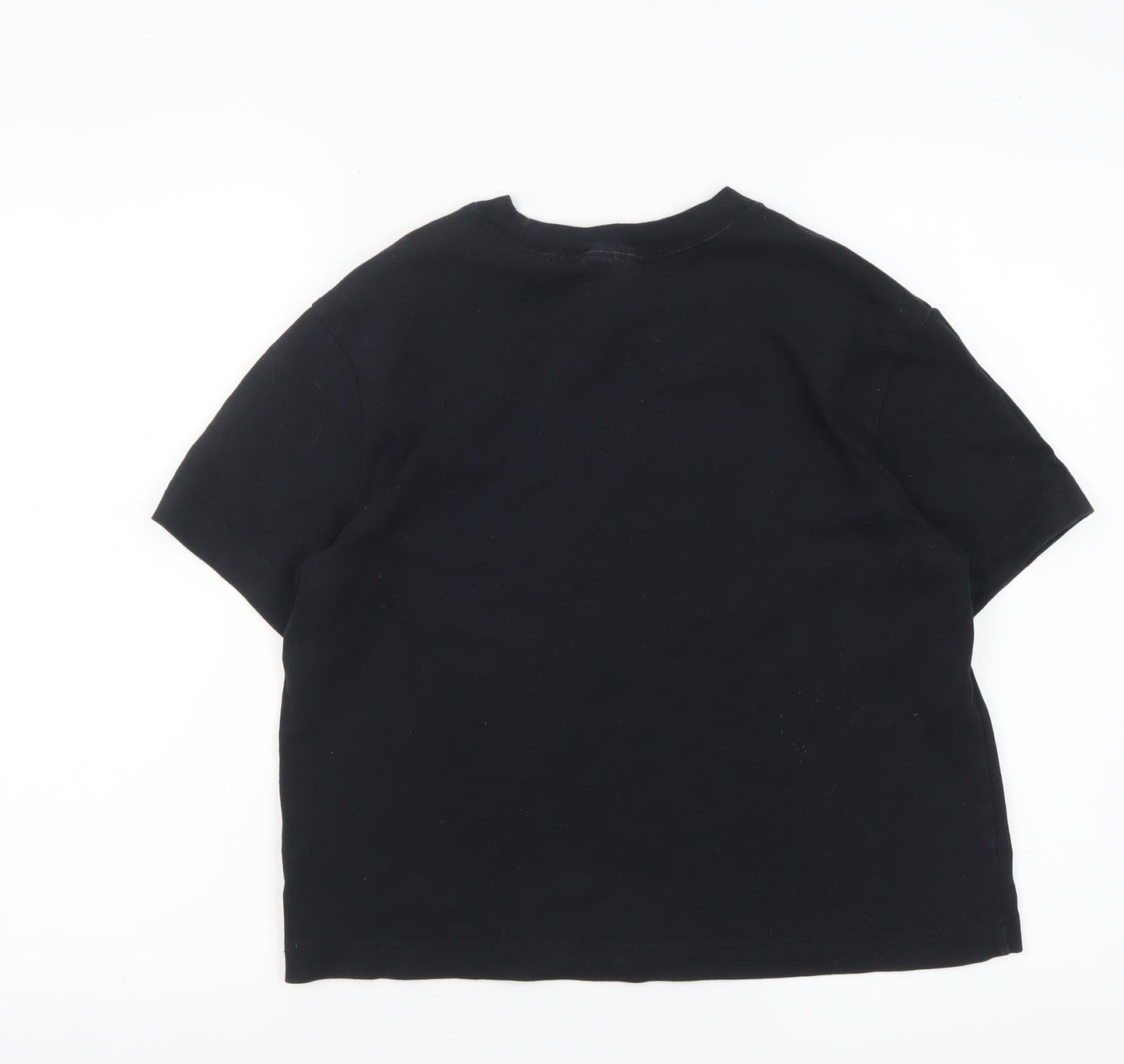 Womens UK Size S Nike Black Basic T-Shirt