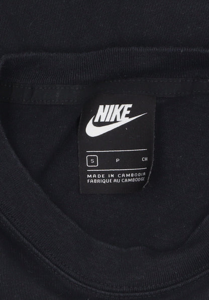 Womens UK Size S Nike Black Basic T-Shirt