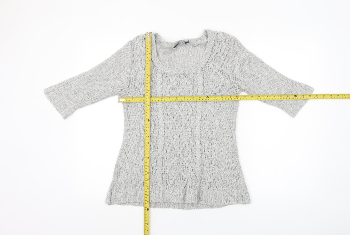 Womens UK Size 8 Dorothy Perkins Grey Pullover Jumper
