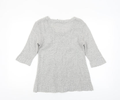 Womens UK Size 8 Dorothy Perkins Grey Pullover Jumper