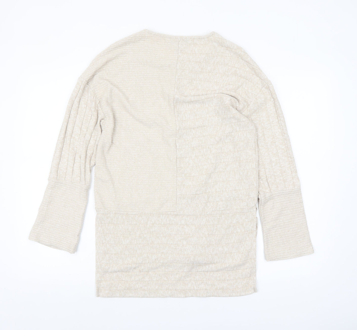 Womens UK Size 10 Lipsy Beige Pullover Jumper