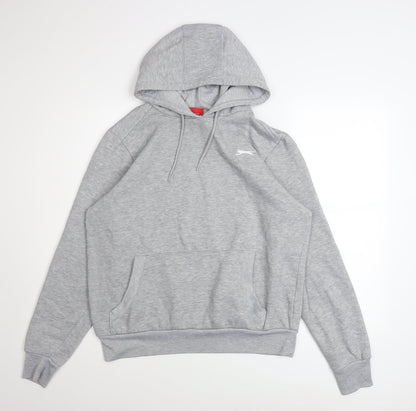 Mens UK Size S Slazenger Grey Pullover Hoodie