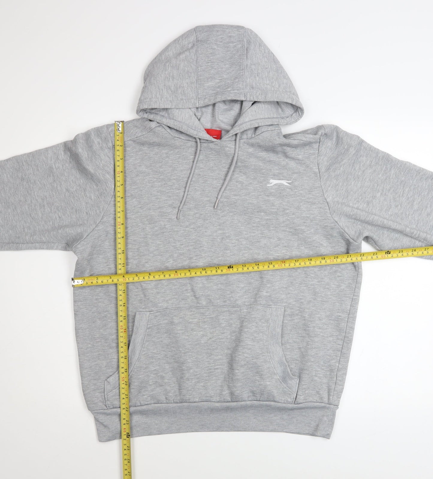 Mens UK Size S Slazenger Grey Pullover Hoodie