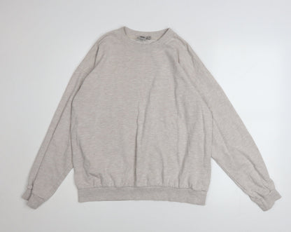 Womens UK Size 14 ASOS Beige Pullover Sweatshirt
