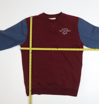 Mens UK Size M VANS Multicoloured Pullover Sweatshirt