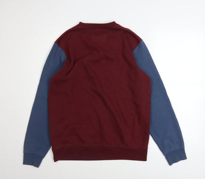 Mens UK Size M VANS Multicoloured Pullover Sweatshirt