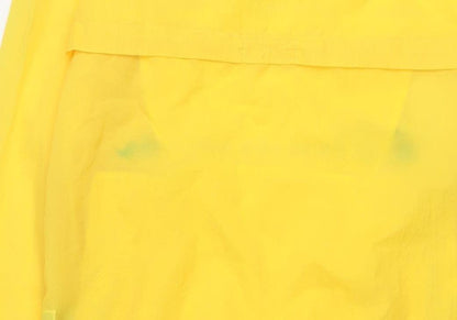 Champion Men’s Yellow Hooded Windbreaker Jacket Small