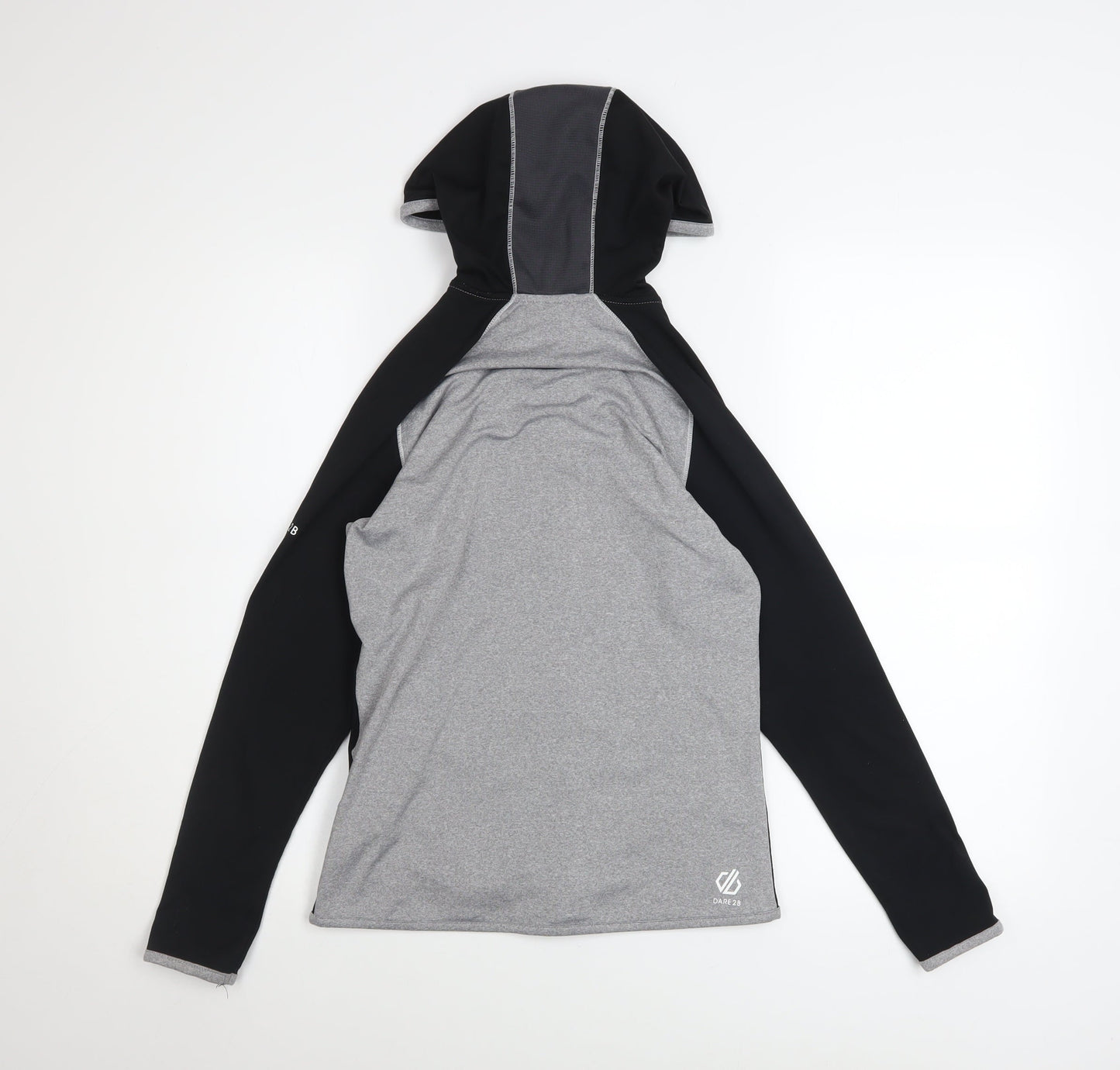 Dare 2b Women's Grey Hooded Full Zip Softshell Jacket Size 8