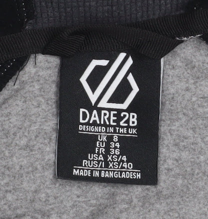 Dare 2b Women's Grey Hooded Full Zip Softshell Jacket Size 8