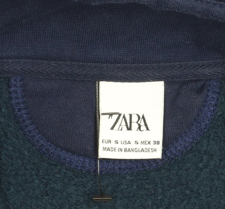 Mens UK Size S Zara Blue Pullover Sweatshirt