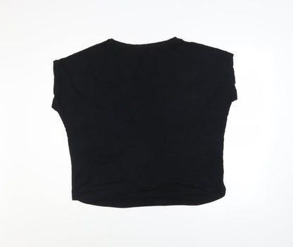 Womens UK Size 16 NEXT Black Basic T-Shirt