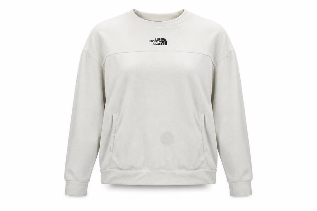 Womens UK Size M The North Face Beige Pullover Sweatshirt