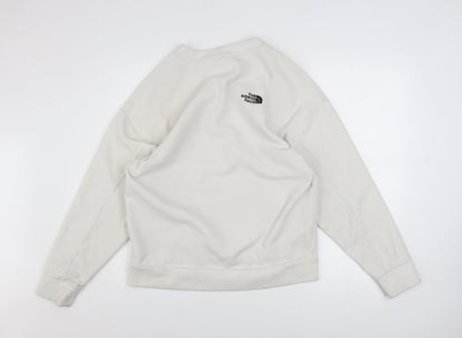 Womens UK Size M The North Face Beige Pullover Sweatshirt