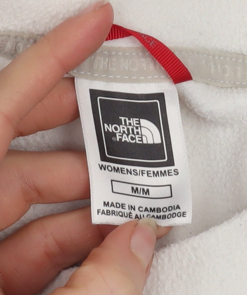 Womens UK Size M The North Face Beige Pullover Sweatshirt