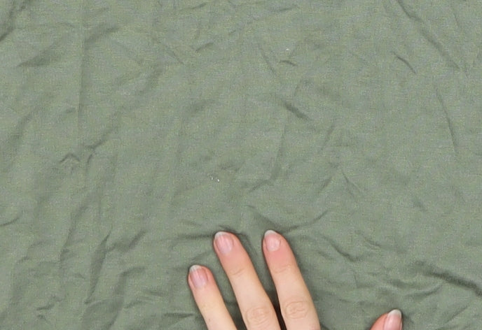 Friends Like These Women’s Green V-Neck Jersey Long Sleeve Top Size 14